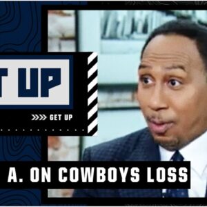 QUESTIONS GALORE! Stephen A. is JOYOUS after the Cowboys loss 😂 | Get Up