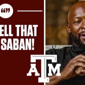 Former Texas A&M RB Dante Hall discusses TENSION between Jimbo Fischer & Nick Saban I FULL INTERV…