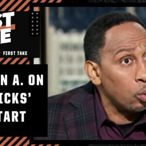 Stephen A. is 'cautiously optimistic' about his 3-1 Knicks 😏 | First Take