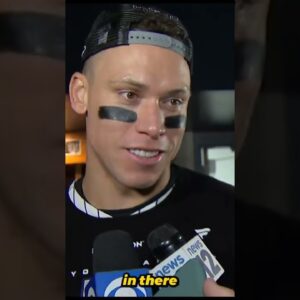 'It's for the fans' Aaron Judge on Yankees ADVANCING to ALCS 💪 #shorts