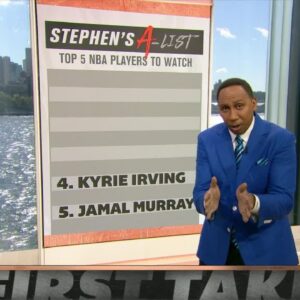 Stephen's A-List: Top 5 NBA players to watch this season 🚨👀 | First Take