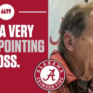 Nick Saban DISAPPOINTED After Being UPSET By No. 6 Tennessee I FULL INTERVIEW