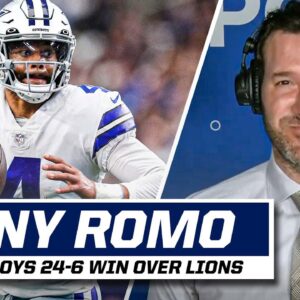 Tony Romo REACTS To Cowboys Win Over Lions In Dak Prescott's RETURN I CBS Sports HQ