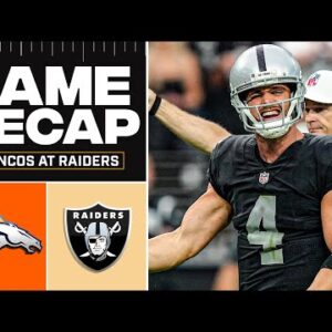 Raiders Defeat Broncos for FIRST WIN OF SEASON [Game Recap] | CBS Sports HQ