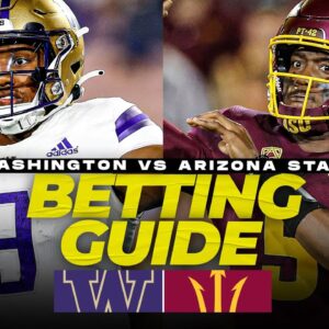 No. 21 Washington vs Arizona State Betting Preview: Free Picks, Props, Best Bets | CBS Sports HQ