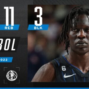 Bol Bol records HIS FIRST DOUBLE-DOUBLE in the NBA 🔥