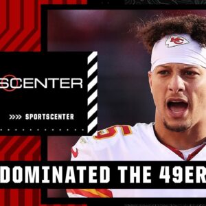 Patrick Mahomes & the Chiefs DOMINATED the 49ers 44-23 in Week 7 | SportsCenter