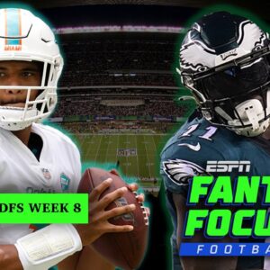 CSS DFS Fantasy Focus Week 8 - Best cash games & tournament plays | ESPN