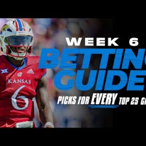 Free Picks for EVERY Top 25 game in College Football [Week 6 Betting Guide] | CBS Sports HQ