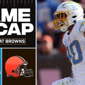 Chargers get 4th straight win vs Browns on a last second missed FG | CBS Sports HQ