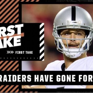 Jeff Saturday sounds off on the Raiders' decision to go for the 2-point conversion | First Take
