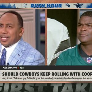RUSH HOUR?! Stephen A. NOT BUYING Cowboys should keep rolling with Cooper Rush 🍿 | First Take