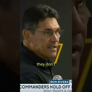 Ron Rivera was HEATED postgame on the reports that he didn't want Carson Wentz😡 #shorts