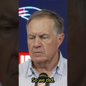 Bill Belichick discusses deicsion to bench Mac Jones after INT👀 #shorts