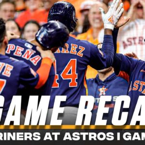 Astros Take 2-0 Series Lead Over Mariners As Series Shifts To Seattle I ALDS GAME 2 RECAP
