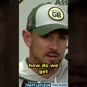 Packers head coach Matt LaFleur: 'Nobody's happy with where we're at right now.' 😬 #shorts
