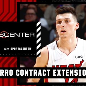 Tyler Herro agrees to 4-year/$130M extension with Miami Heat | SportsCenter
