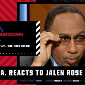 Stephen A.: My hairline might move two feet forward if Jalen Rose's hypothetical happens 😂
