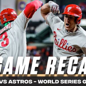 Phillies COME BACK & WIN On the Road Against Astros in Game One of World Series | CBS Sports HQ