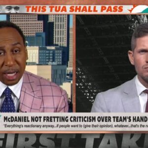 Dolphins' Mike McDaniel not fretting criticism over Tua Tagovailoa | First Take