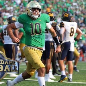 Notre Dame’s Drew Pyne joins the show ahead of Shamrock Series Week | ND on NBC Podcast | NBC Sports