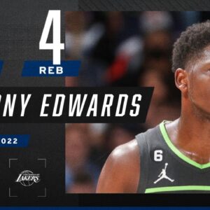 Anthony Edwards’ 29 PTS propel Timberwolves past winless Lakers 🐺
