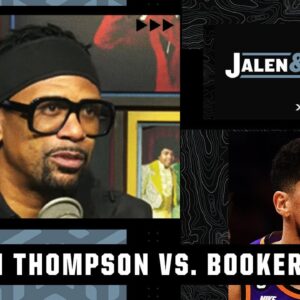 Jalen: Devin Booker is supposed to take it personal that Klay Thompson has 4 rings! | Jalen & Jacoby