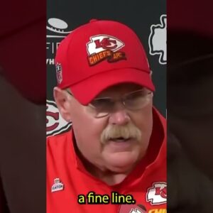 Andy Reid on roughing the passer call: 'There's a fine line.' 👀#shorts