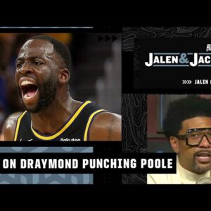 Jalen Rose's 'heart is broken' after watching the video of Draymond punching Poole | Jalen & Jacoby