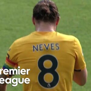 Ruben Neves provides Wolves response against Brentford | Premier League | NBC Sports