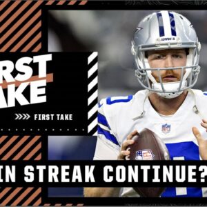 Stephen A.: The Cowboys win streak ends NOW! | First Take