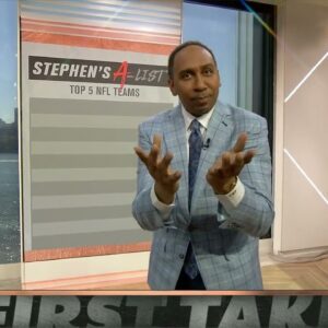 Stephen's A-List: Top 5 NFL teams include Eagles, Bills & more | First Take
