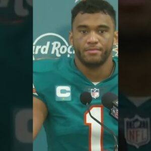 Tua says Dolphins couldn't find their rhythm on SNF #shorts