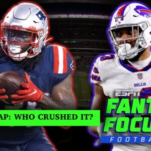 Who crushed it? Players in the AFC East shine  🏈 | Fantasy Focus Live!