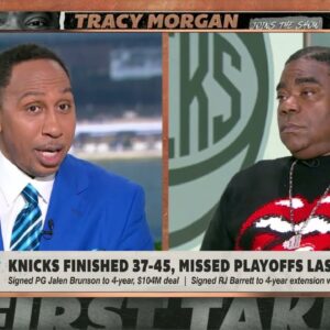 Stephen A. tells Tracy Morgan why the Knicks make him so frustrated 😡 | First Take