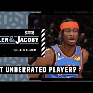 Shai Gilgeous-Alexander is the most UNDERRATED player in the NBA! - Jalen | Jalen & Jacoby