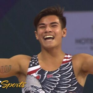 Americans Padilla, Minc win gold and bronze with superb Trampoline Worlds performances | NBC Sports