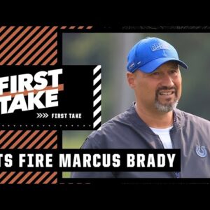 The Indianapolis Colts fire offensive coordinator Marcus Brady | First Take