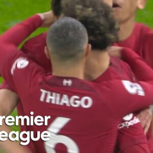 Mohamed Salah slams Liverpool into the lead v. Tottenham Hotspur | Premier League | NBC Sports