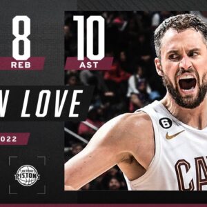 Kevin Love puts up IMPRESSIVE double-double OFF THE BENCH in Cavs' W 🔥