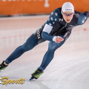 American teen Jordan Stolz becomes youngest speed skating World Cup winner ever | NBC Sports