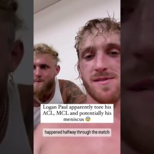 Logan Paul thinks he tore his MCL, meniscus & ACL vs. WWE's Roman Reigns 😮