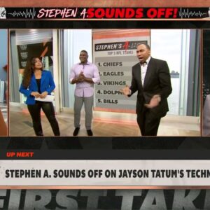 A-LIST GRADES?! Stephen A. is put on the HOT SEAT! 😂 | First Take