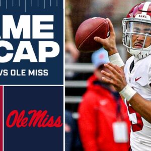 Alabama SURVIVES 10-POINT DEFICIT To Beat Ole Miss | CBS Sports HQ