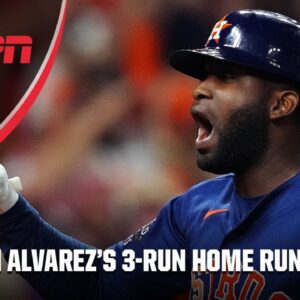 Yordan Alvarez's 3-run home run gives Astros the lead in Game 6 | MLB on ESPN