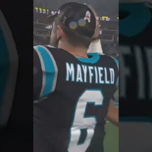 Baker Mayfield headbutts teammates after win over Falcons 😂 #shorts