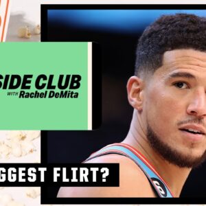 The NBA's biggest flirt... Devin Booker?! 👀 | Courtside Club w/ Rachel DeMita