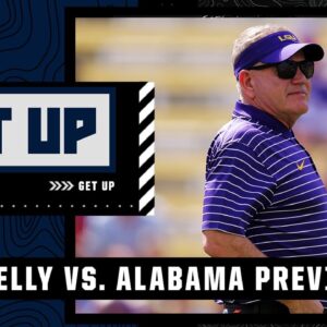 Brian Kelly and the LSU Tigers aren’t ready for Alabama 😬 - David Pollack | Get Up