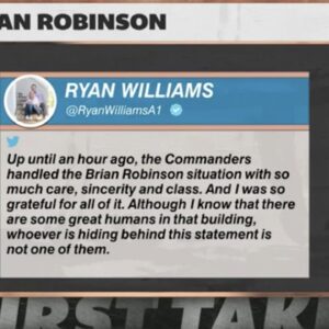 The Commanders used running back's shooting in retort to D.C. Attorney General | First Take
