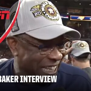 Dusty Baker after winning his 1st World Series as a manager: It's a WONDERFUL thing | SportsCenter